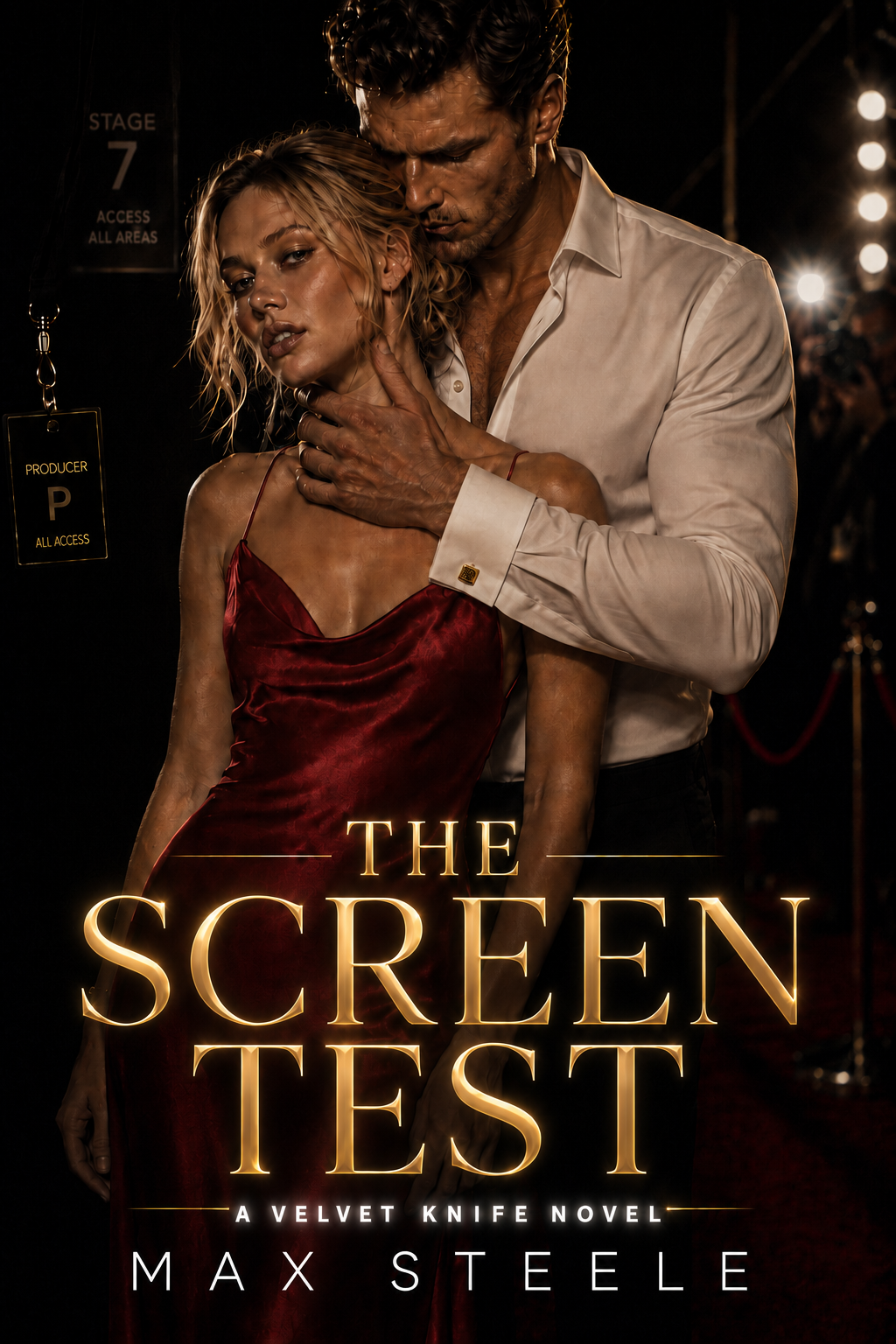 Cover of The Screen Test, The Velvet Knife by Max Steel