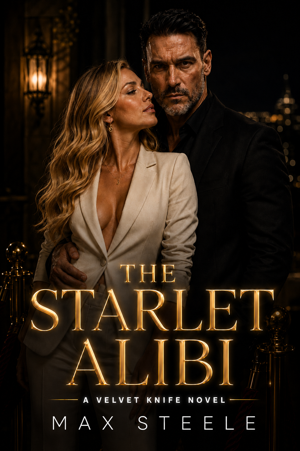 Cover of The Starlet's Alibi, The Velvet Knife by Max Steel