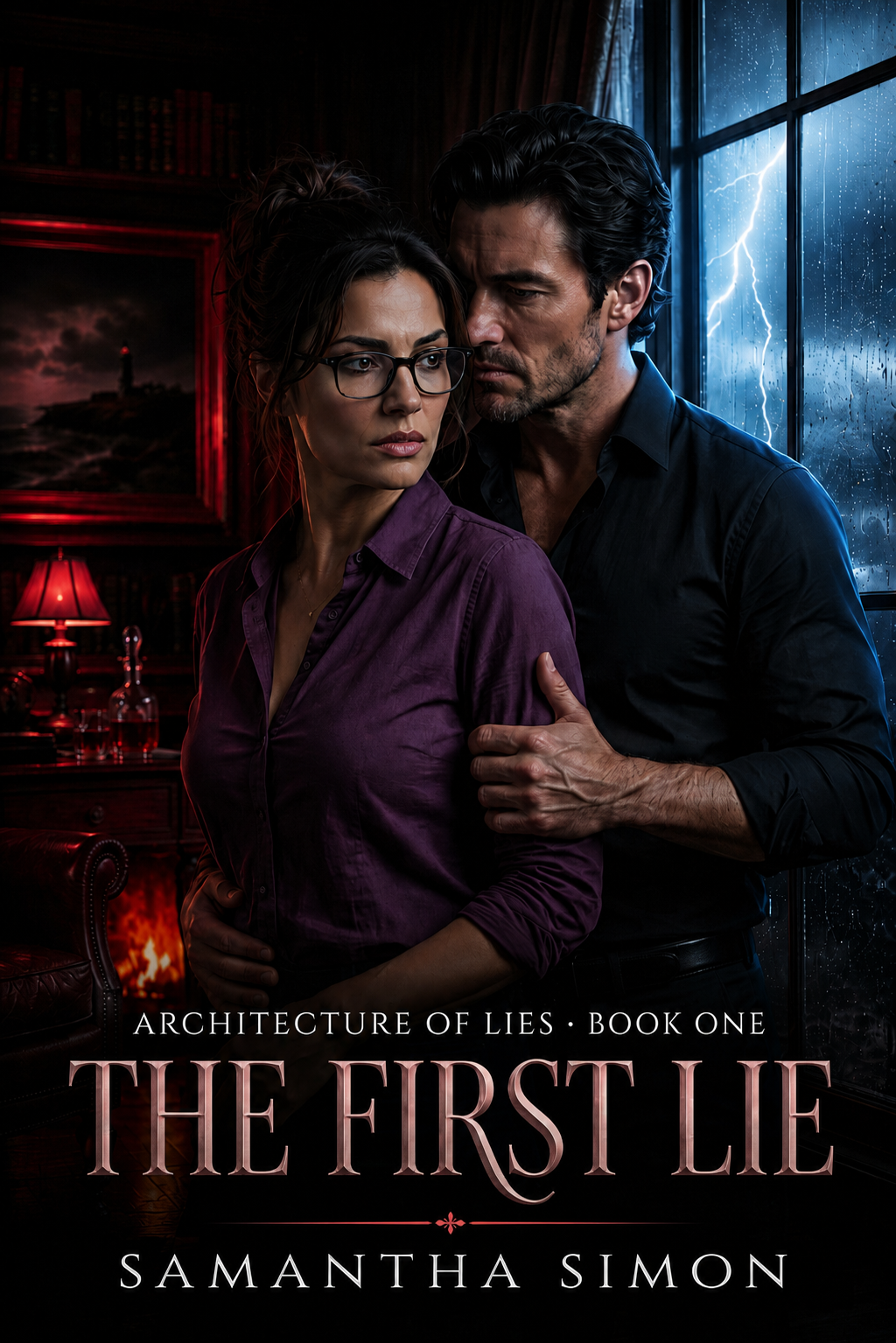 Cover of The First Lie, Architecture of Lies by Samantha Simon